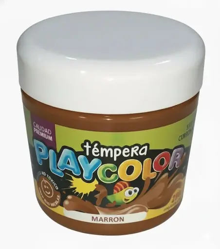 [PLAYTE300MAR] Témpera Playcolor,  250cc. Marron