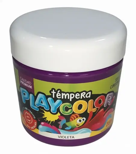 [PLAYTE300VIO] Témpera Playcolor,  250cc. Violeta