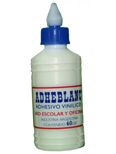[ADHEBLANCV60] Adhesivo vinílico Adheblanc, 60 ml.