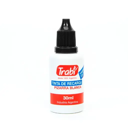 [TRABITINTAPIZNG] Tinta para Marcador de Pizarra negro Trabi, 30cc.