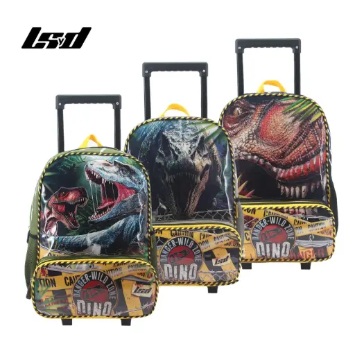 [LSDMOCA9420105] Mochila con Carro LSyD Dino Danger 94.20105 16" 