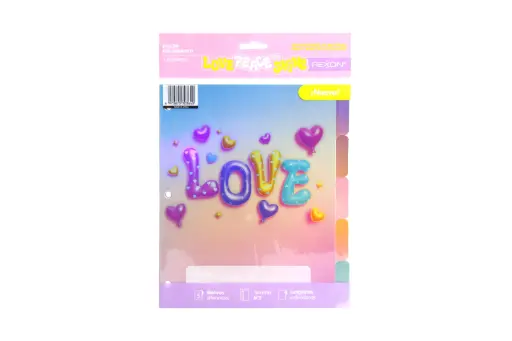 [SEPREX3LOVE] Separador 5 posiciones Rexon Love Peace and Shine N°3 