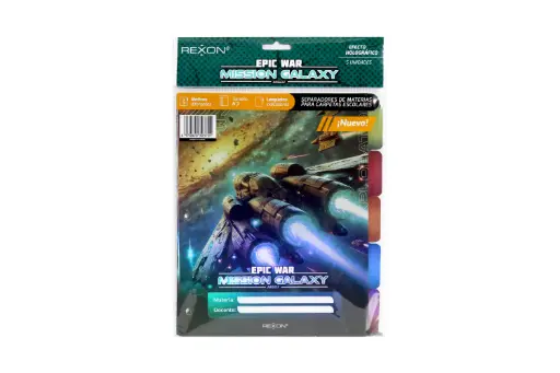 [SEPREX3MGALAX] Separador 5 posiciones Rexon Mission Galaxy N°3